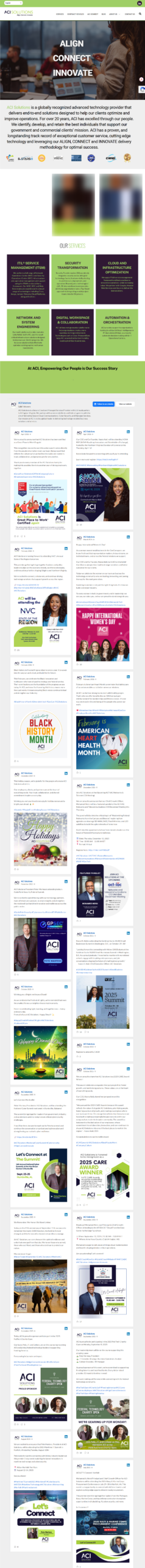 ACI Solutions website