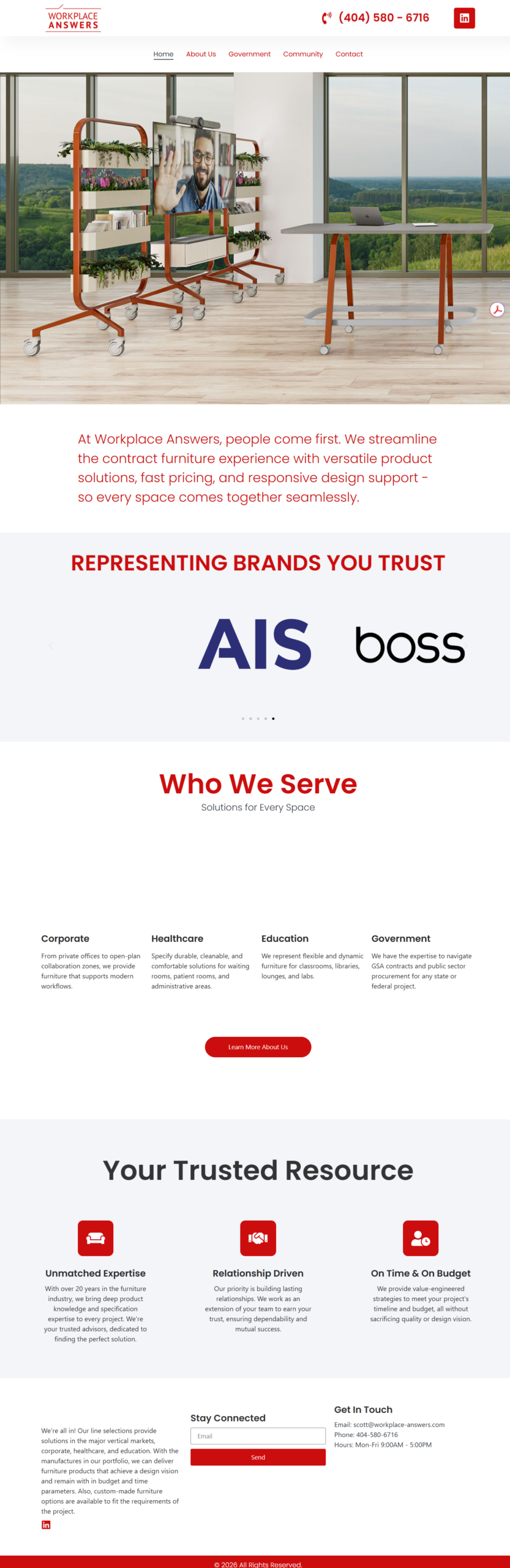 Workplace Answers website